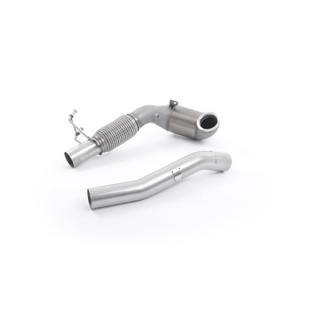 Milltek Veći prečnik downpipe i Visoki protok Sportski katalizator 76.20 mm — SSXVW261