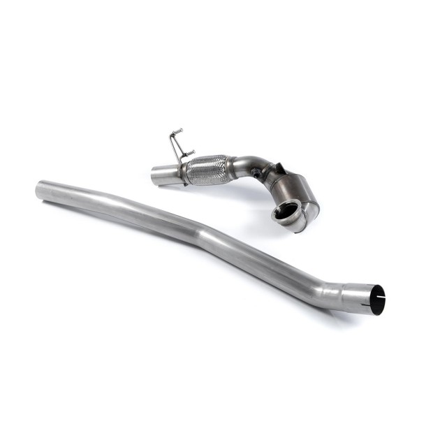 Milltek Veći prečnik downpipe i Visoki protok Sportski katalizator 76.20 mm — SSXVW283