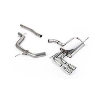 Milltek cat-back 69.85 mm — Dupli 80mm Jet — SSXVW295
