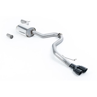 Milltek cat-back 76.20 mm — Dupli 80mm GT80 — SSXVW316