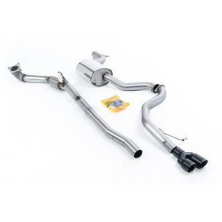 Milltek turbo-back bez Visoki protok Sportski katalizator 76.20 mm — Dupli 80mm GT80 — SSXVW319