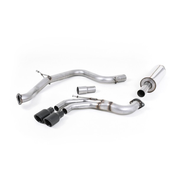 Milltek cat-back 70.00 mm — Sa rezonatorom — Dupli 80mm GT80 — SSXVW332