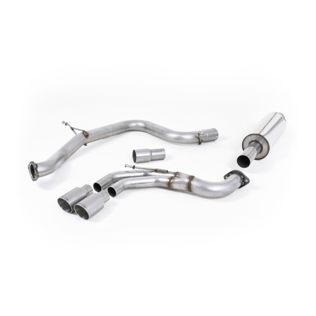 Milltek cat-back 70.00 mm — Sa rezonatorom — Dupli 80mm GT80 — SSXVW339