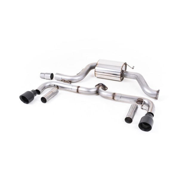 Milltek cat-back 76.20 mm — Bez rezonatora — Dupli GT100 — SSXVW342