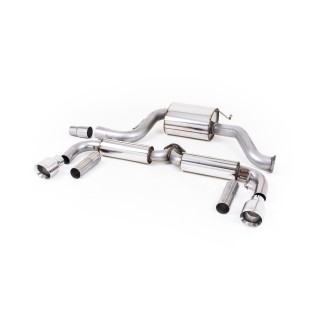 Milltek cat-back 76.20 mm — Sa rezonatorom — Dupli GT100 — SSXVW346