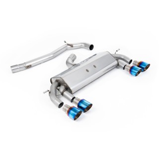 Milltek cat-back 76.20 mm — Bez rezonatora — Četvorostruki 100mm GT100 — SSXVW410