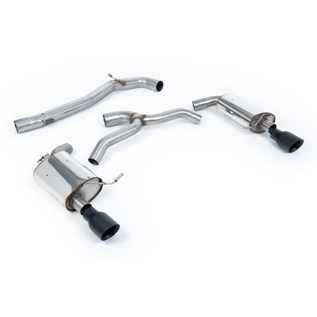 Milltek cat-back 76.20 mm — Bez rezonatora — Dupli GT100 — SSXVW439
