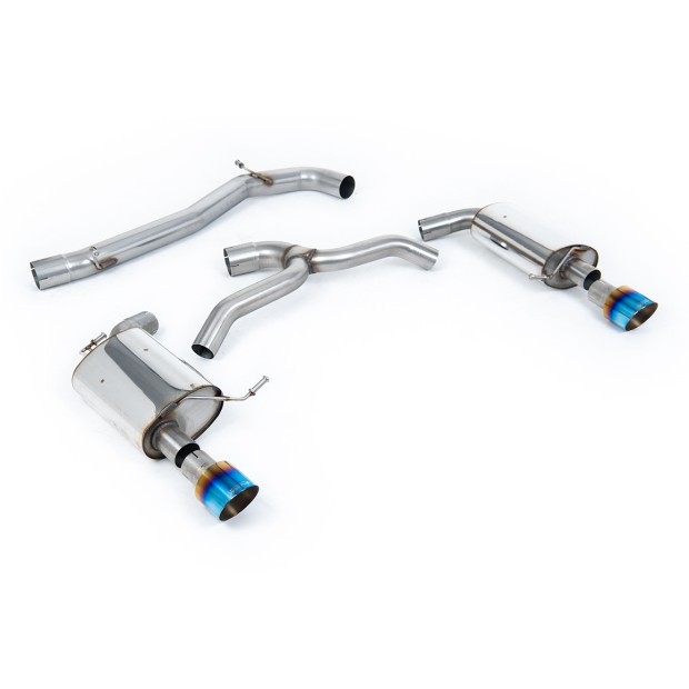 Milltek cat-back 76.20 mm — Bez rezonatora — GT-100 — SSXVW441
