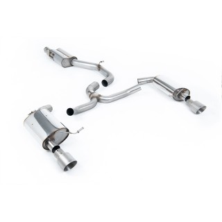 Milltek cat-back 76.20 mm — Sa rezonatorom — Dupli 100mm GT100 — SSXVW445