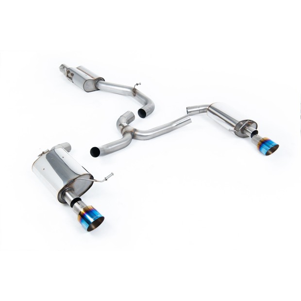 Milltek cat-back 76.20 mm — Sa rezonatorom — GT-100 — SSXVW446