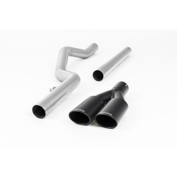 Milltek cat-back 70.00 mm — Dupli 100 x 80mm Special ovalni — SSXVW449