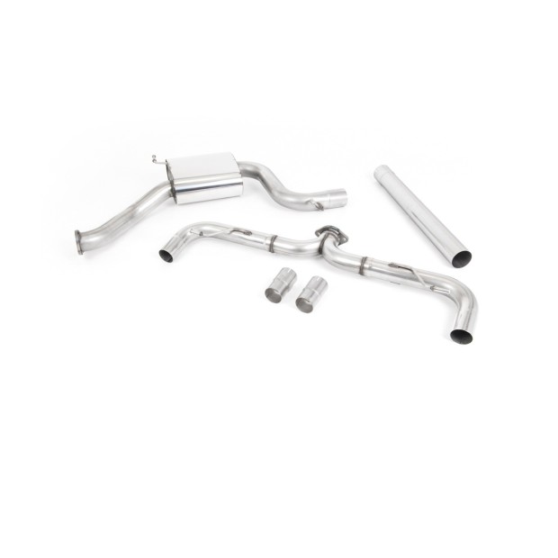 Milltek cat-back 76.20 mm — Bez rezonatora — GT-100 — SSXVW467