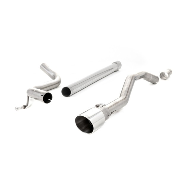 Milltek cat-back 50.80 mm — Bez rezonatora — 90mm GT90 — SSXVW483