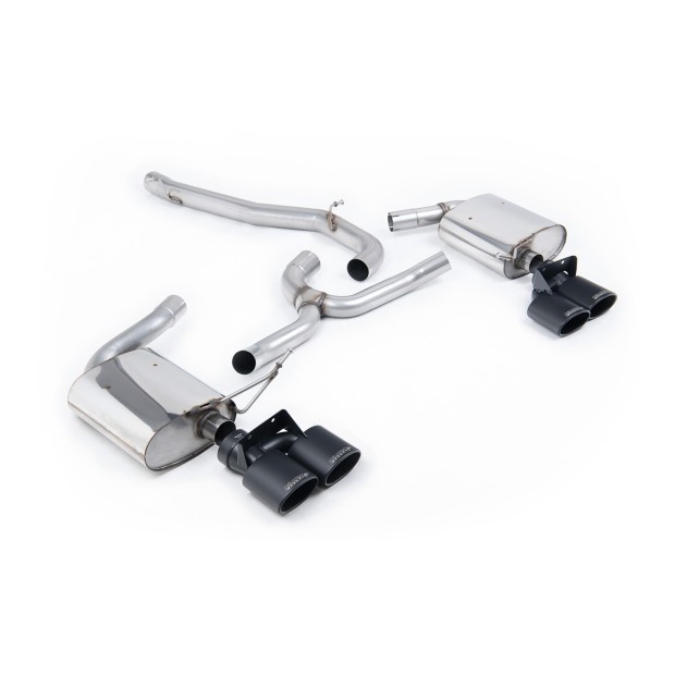 Milltek cat-back 76.20 mm — Bez rezonatora — SSXVW490