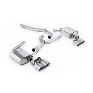 Milltek cat-back 76.20 mm — Bez rezonatora — SSXVW491