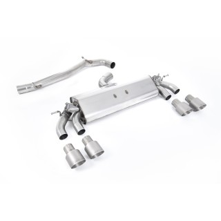 Milltek cat-back 76.20 mm — Četvorostruki 100mm GT100 — SSXVW508