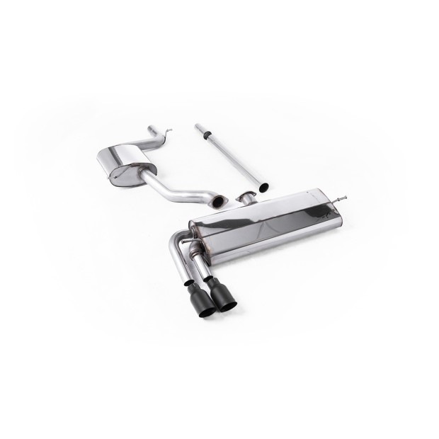 Milltek cat-back 70.00 mm — Sa rezonatorom — Dupli 80mm GT80 — SSXVW517