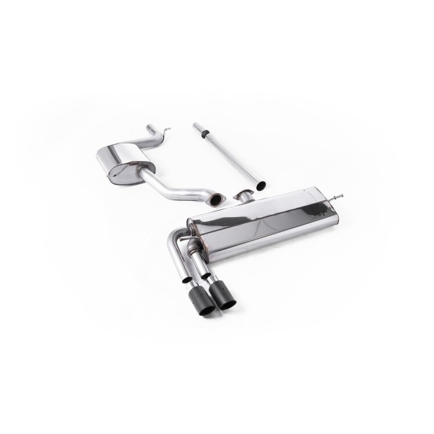 Milltek cat-back 70.00 mm — Sa rezonatorom — 76.2mm Karbonski Jet — SSXVW519