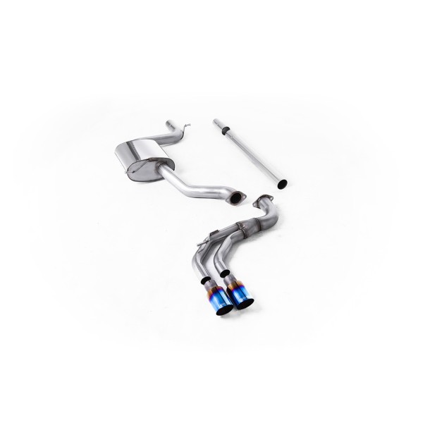 Milltek cat-back 70.00 mm — Bez rezonatora — GT-80 — SSXVW521