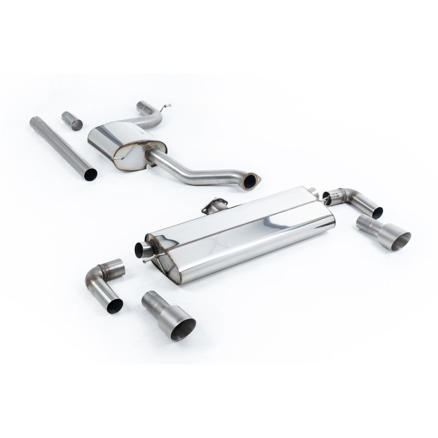 Milltek cat-back 70.00 mm — Sa rezonatorom — SSXVW525