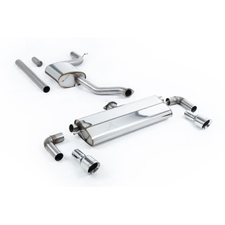 Milltek cat-back 70.00 mm — Sa rezonatorom — Dupli 100mm GT100 — SSXVW527