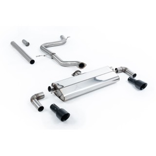 Milltek cat-back 70.00 mm — Bez rezonatora — Dupli 100mm GT100B — SSXVW529