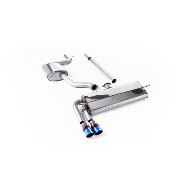 Milltek cat-back 70.00 mm — Sa rezonatorom — GT-80 — SSXVW533