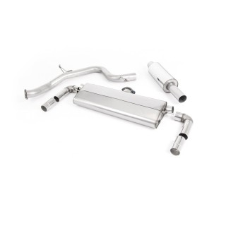 Milltek cat-back 76.20 mm — Sa rezonatorom — 102mm Karbonski Jet — SSXVW538