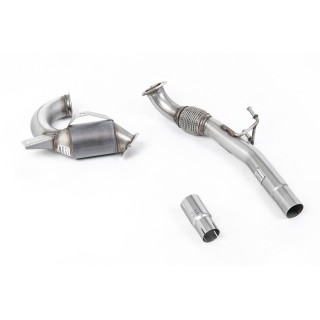 Milltek Visoki protok Sportski katalizator i downpipe 70.00 mm — SSXVW545