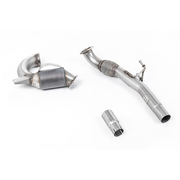 Milltek Visoki protok Sportski katalizator i downpipe 70.00 mm — SSXVW545