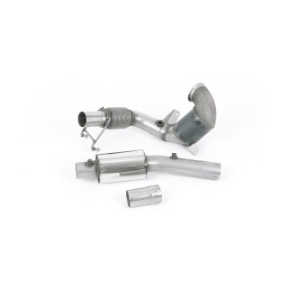 Milltek Visoki protok Sportski katalizator i downpipe 70.00 mm — Sa rezonatorom — SSXVW553