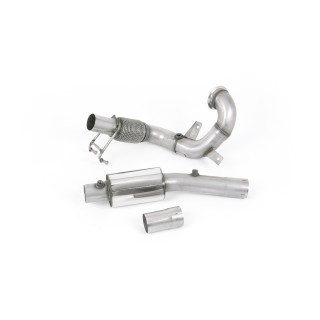 Milltek Downpipe većeg prečnika bez katalizatora 70.00 mm — Sa rezonatorom — SSXVW554