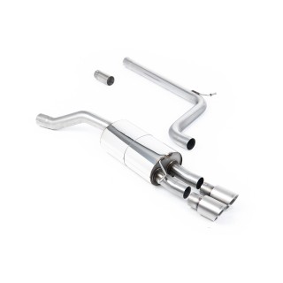 Milltek cat-back 70.00 mm — Bez rezonatora — Dupli 90mm GT90 — SSXVW558