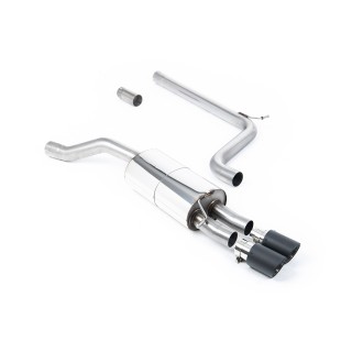 Milltek cat-back 70.00 mm — Bez rezonatora — 90mm Karbonski Jet — SSXVW560