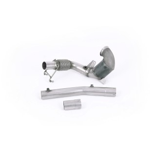 Milltek Visoki protok Sportski katalizator i downpipe 70.00 mm — Bez rezonatora — SSXVW564