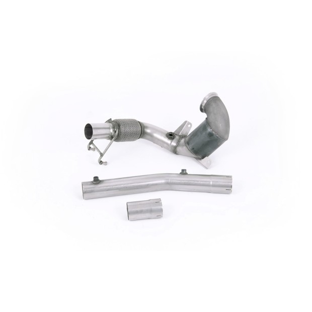 Milltek Visoki protok Sportski katalizator i downpipe 70.00 mm — Bez rezonatora — SSXVW564