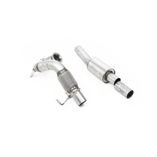 Milltek Downpipe većeg prečnika bez katalizatora 70.00 mm — Sa rezonatorom — SSXVW565