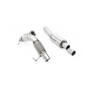 Milltek Downpipe većeg prečnika bez katalizatora 70.00 mm — Sa rezonatorom — SSXVW566