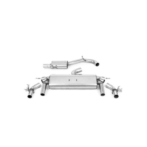 Milltek cat-back 76.20 mm — 102 Jet — SSXVW596