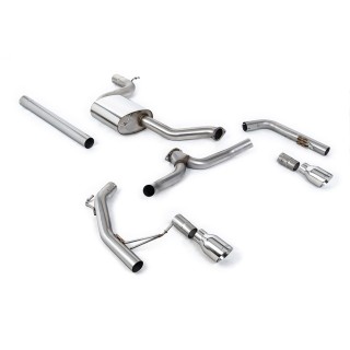 Milltek cat-back 76.20 mm — Bez rezonatora — Dupli GT100 — SSXVW603
