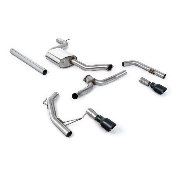 Milltek cat-back 76.20 mm — Bez rezonatora — Dupli GT100 — SSXVW604