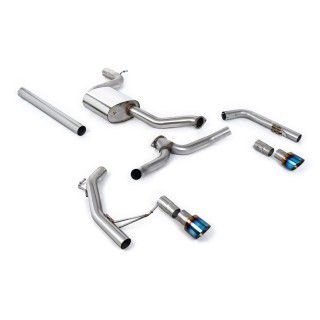 Milltek cat-back 76.20 mm — Bez rezonatora — GT-100 — SSXVW606