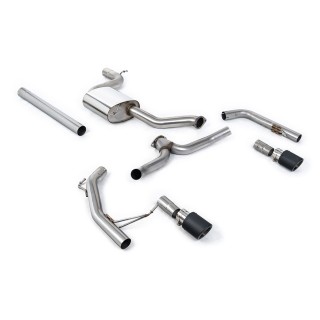 Milltek cat-back 76.20 mm — Bez rezonatora — 102mm Karbonski Jet — SSXVW607