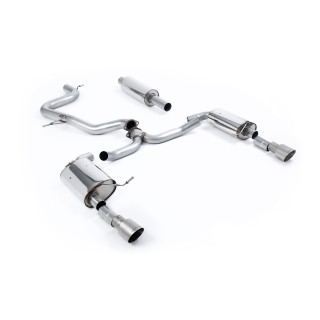 Milltek cat-back 76.20 mm — Sa rezonatorom — Dupli 100mm GT100 — SSXVW610