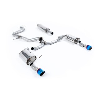 Milltek cat-back 76.20 mm — Sa rezonatorom — GT-100 — SSXVW611