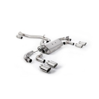 Milltek cat-back 80.00 mm — Bez rezonatora — SSXVW643