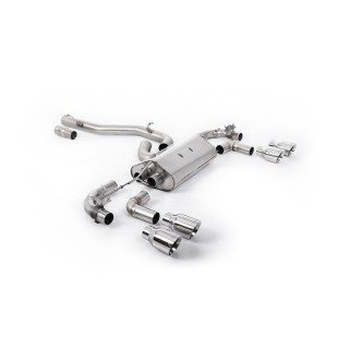 Milltek cat-back 80.00 mm — Bez rezonatora — Četvorostruki 100mm GT100 — SSXVW646