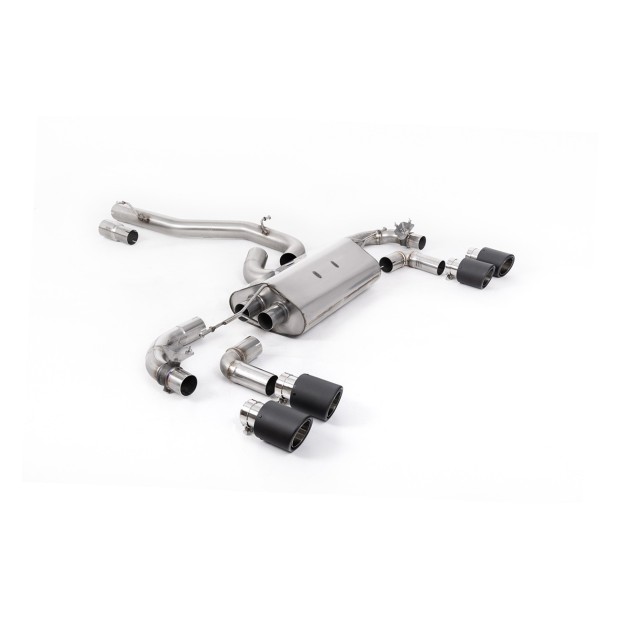 Milltek cat-back 80.00 mm — Bez rezonatora — 102 Jet — SSXVW649