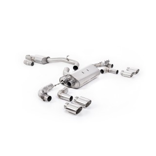 Milltek cat-back 80.00 mm — Sa rezonatorom — SSXVW650