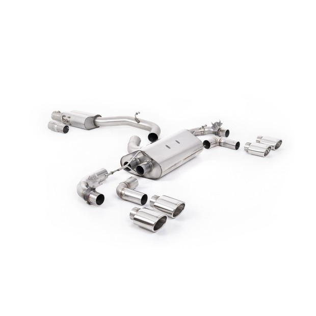 Milltek cat-back 80.00 mm — Sa rezonatorom — SSXVW650